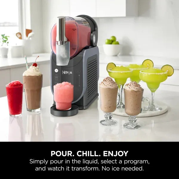 Ninja SLUSHi Frozen Drinks Maker, Create Slush, Stone Gold, FS301UKSTGD | Frozen Cocktails, Frappé, Milkshakes & Frozen Juice